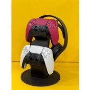 Resim Hismet Playstation 5 Dualsense Ve Kulaklık Standı - Şık Ve Düzenli Oyun Alanı - Gamepad/Kol Tutucu 