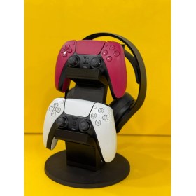 Resim Playstation 5 Dualsense ve Kulaklık Standı - Şık ve Düzenli Oyun Alanı - Gamepad/kol Tutucu 