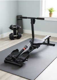 Resim Triathlon T 238 Amortisörlü Kondisyon Küreği 12 Kademeli Direnç Lcd Ekran Paslanmaz Çelik Fitness Aleti 