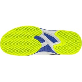 Resim Mizuno Wave Exceed Court Cc Erkek Tenis Ayakkabısı Beyaz / Mavi / Sarı Çok Renkli 