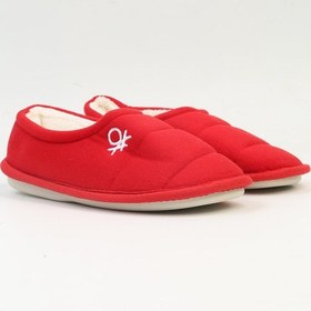 Resim Benetton Bn-1165 - 3595 Kirmizi-kadın Panduf Terlik Kırmızı 