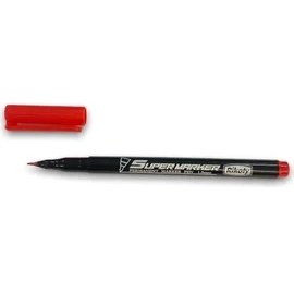 Resim Rikoty G-0921 Kırmızı 1 mm Uçlu Süper Marker Kalem 