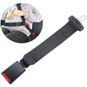 Resim Universal Araç Emniyet Kemeri Uzatma Kayışı Siyah 