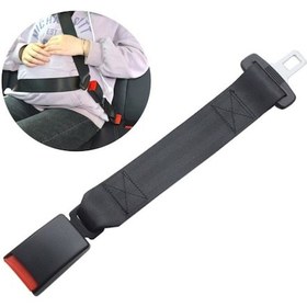 Resim Universal Araç Emniyet Kemeri Uzatma Kayışı Siyah 