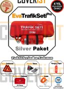 Resim COVERİST Eva Trafik Seti Plus - 1 KG Yangın Tüpü - 4 Yıllık - Kırmızı - Silver Paket 