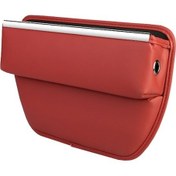 Resim Rogfer Otomotiv Koltuk Kelepçesi Dikiş Düzenleyici Araba Dekorasyon Saklama Çantası Kırmızı 