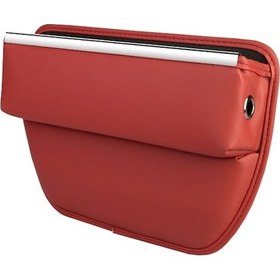 Resim Rogfer Otomotiv Koltuk Kelepçesi Dikiş Düzenleyici Araba Dekorasyon Saklama Çantası Kırmızı 