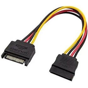 Resim 30 Cm Sata Power Uzatma Kablosu Dişi Erkek Sata Power Uzatma Kablosu Erkek Dişi Sata Power Kablo 