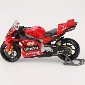 Resim Maisto 1:18 Ölçekli 2023 Şampiyonası Ducati Lenovo Takımı #1 Replika Döküm Motosiklet, Rüzgar Güçlü, Plastik, Hava Koşullarına Dayanıklı, İtmeli Çalışma, 3+ Yaş İçin 