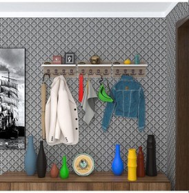 Resim Kenzlife Elbise Askılığı Karayemiş3 Crd 26 114 12 Vestiyer Portmanto Askı Askılık 12 Adet Askı Ahşap 