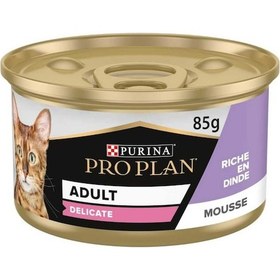 Resim Purina Pro Plan Delicate Kıyılmış Hindili Yetişkin Kedi Konservesi 85 G 