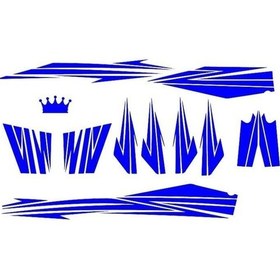 Resim Mavi Cup Sticker Seti Çok Renkli 