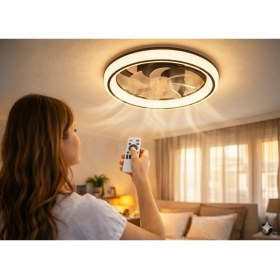 Resim Cata Ct 3010 Meltem 70W Ledli Tavan Vantilatörü Kumandalı 3 Renk 