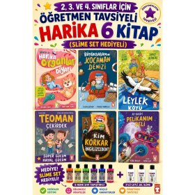 Resim Timaş Çocuk Timaş 2,3. ve 4.sınıflar Için Öğretmen Tavsiyeli Harika 6 Kitap (Slime Set Hediyeli) 
