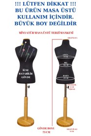 Resim Manken İstanbul Okullar İçin 50 Eşelli Minyatür Terzi Mankeni Prova Mankeni 