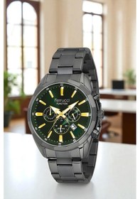 Resim Ferrucci Function Erkek Kol Saati Çelik Kordon Füme Bileklik 3atm Sdfer061 Füme 