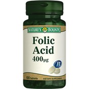 Resim Nature's Bounty Folic Acid 400 mcg 100 Tablet 