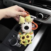 Resim OIMG Yeni 1 Adet Karikatür Çanta Çekicilik Anahtarlık Sevimli Iyi Şanslar Hediye Peluş Oyuncaklar Bebekler (Yurt Dışından) 