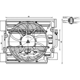 Resim Klıma Fanı Komple Bmw M51 M52 M62 E39 64548380780 