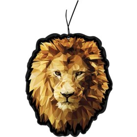 Resim Odaburada Aslan Tasarımlı Asma Oto Koku Bambu Esanslı Dekoratif Aksesuar 8x6.8 cm 