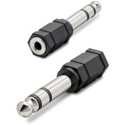 Resim ALFA AKSESUAR 03 6.5 Mm To 3.5 Mm F Çevirici Enstruman Gitar Siyah HDX1265 