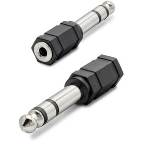 Resim ALFA AKSESUAR 03 6.5 Mm To 3.5 Mm F Çevirici Enstruman Gitar Siyah HDX1265 