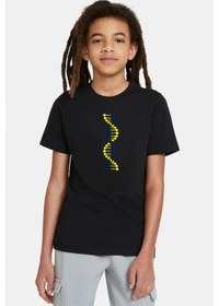 Resim Tshirthane Sarı Lacivert Dna Siyah Çocuk Tshirt SIYAH 