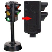 Resim Sesli Ve Işıklı Trafik Lambası - 14 Cm 