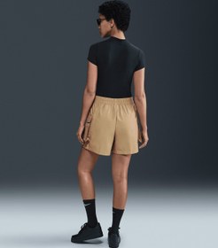 Resim Nike Sportswear Essential Woven High Waisted 5 Cargo Shorts - Yeşil / 