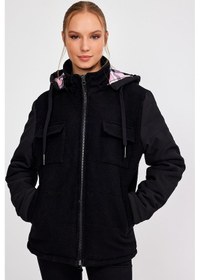 Resim Alexandergardı Kapüşonlu Yünlü Comfort Fit Mont E20-379401 001 