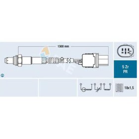 Resim Fae 755808702 LAMBDA SENSÖRÜ BMW N54 55 M.BENZ 156 611 646 01- FAE-75084 