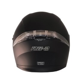 Resim Motosiklet Çene Açılır Kask Ece 22.06 Güvenlik Sertifikalı Güneş Vizörlü Motor Kaskı Mat Black Siyah 