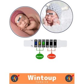 Resim Tek Kullanımlık Çocuk Bebek Ateş Ölçer 2'li 