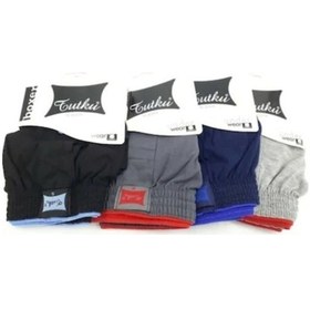 Resim Tutku Erkek Siyah Havlu Bel Boxer 4 Adet 001 