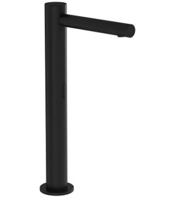 Resim Vitra A4722236WTC Origin Fotoselli Tezgah Üstü Lavabo Bataryası Siyah 