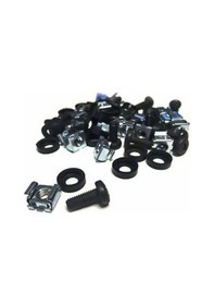 Resim Kabinet Somunu Rack Kabin-Server Kafes Somun+Siyah Vida+Siyah Pul 100 Adet 