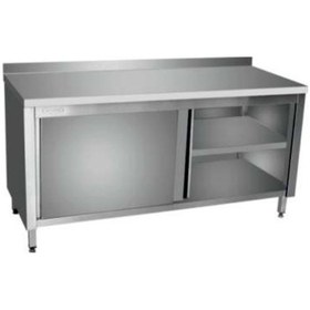 Resim Pimak Dolaplı Çalışma Tezgahı Ara Raflı 100 X 60 X 85 Cm 