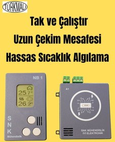Resim snk mühendislik Kablosuz Oda Termostatı SNK NB1 