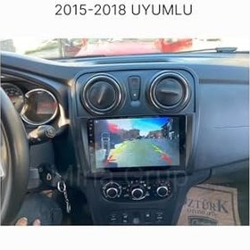 Resim Dacia Sandero Stepway (2015-2018) Android Multimedya Sistemi - 9 İnç HD Ekran, Kablosuz CarPlay & Android Auto, Navigasyon, Bluetooth, Geri Görüş Kamerası Hediyeli (6, GB) 