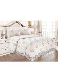 Resim Fransız Güpürlü Roseart Pike Takımı Krem 