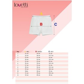 Resim Lovetti Açık Mor Kız Çocuk Düz Basıc Dans Şortu Açık Mor 