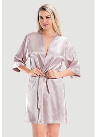 Resim Nbb Kadın Pudra Bride Sabahlık 001 
