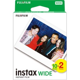 Resim Fujifilm Instax Wide 100'lü Film ve Pleksi Çerçeve 