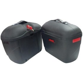 Resim Yan Çanta 2'li Cv22 Siyah Kırmızı 