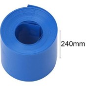 Resim 240x0.15 18650 Batarya Pvc Shrink Kaplama Makaron 100cm 