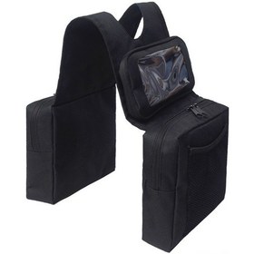 Resim Aubyhe Atv/utv Yakıt Tankı Çantası 600d Oxford Kumaş İki Fermuarlı Bölme Siyah Taşıma Çantası Siyah 