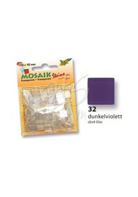 Resim Folia Transparan Mozaik 10X10 Mm 190 Adet Mor 57232 