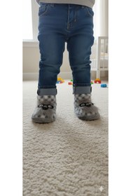 Resim DB Çocuk Cırtlı Anaokulu, Kreş, Ev Kaymaz Taban Panduf, Ayakkabı 