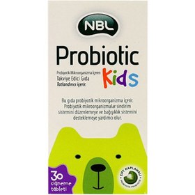 Resim NBL Probiotic Kids 30 Çiğneme Tableti 