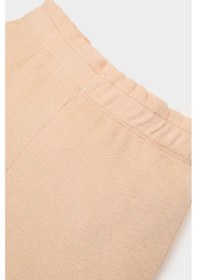 Resim DeFacto Kız Bebek Wide Leg Geniş Bol Paça Fitilli Kaşkorse Pantolon E5557A525SPBG392 Bej 